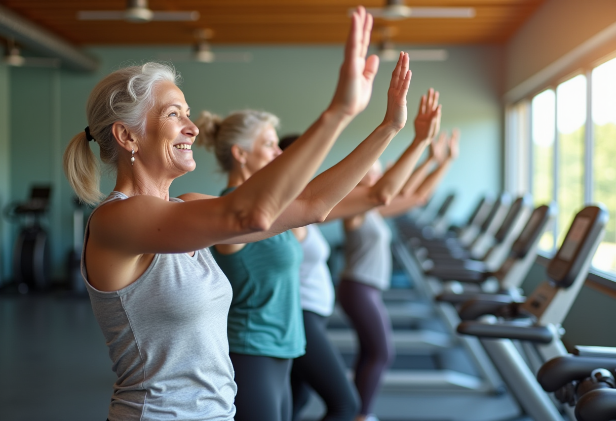 Людина виконує вправи на розтяжку